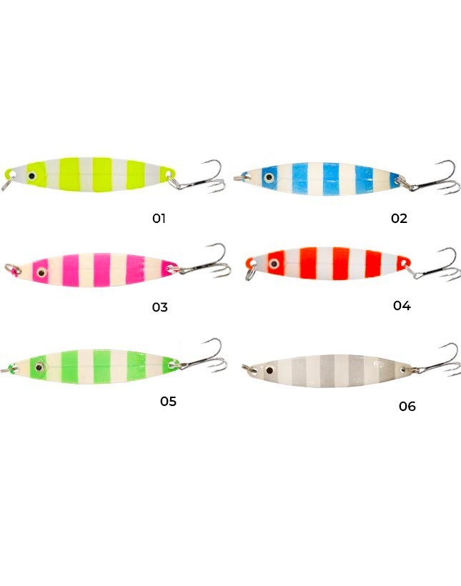 Captain 6150 Lüfer Kaşığı 28gr Zebra Glow 9cm