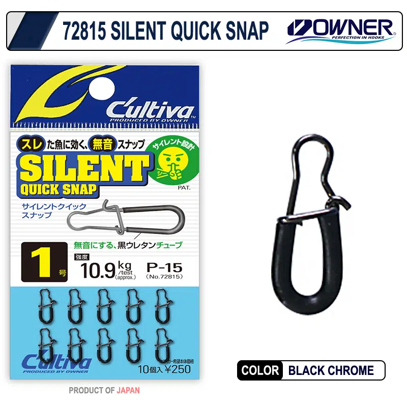 Cultiva 72815 Silent Quick Snap Rapala Klipsi
