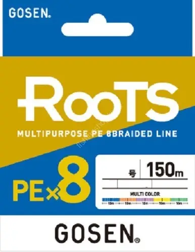 Gosen X8 Roots PE 8 Örgü Spin İp Misina 150mt Multi Color