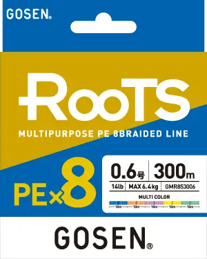 Gosen X8 Roots PE 8 Örgü Spin İp Misina 300mt Multi Color