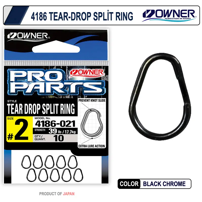 Owner 4186-011 Tear-Drop Split Ring