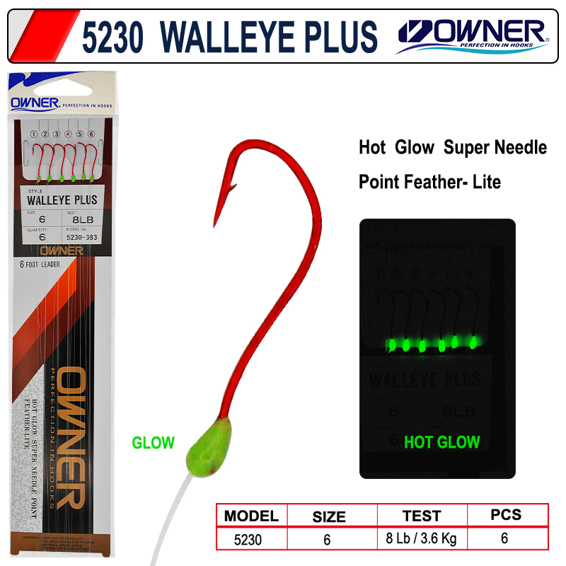 Owner 5230 Ghost Leader Walleye Plus Hazır Takım