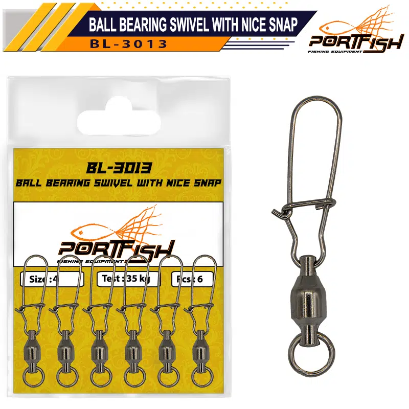 Portfish BL-3013 Bilyalı Kilitli Klips