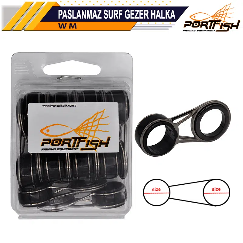 Portfish Paslanmaz Porselen Surf Gezer Halka
