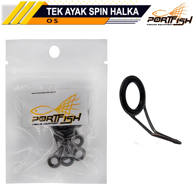 Portfish Paslanmaz Porselen Tek Ayak Spin Halka Seti