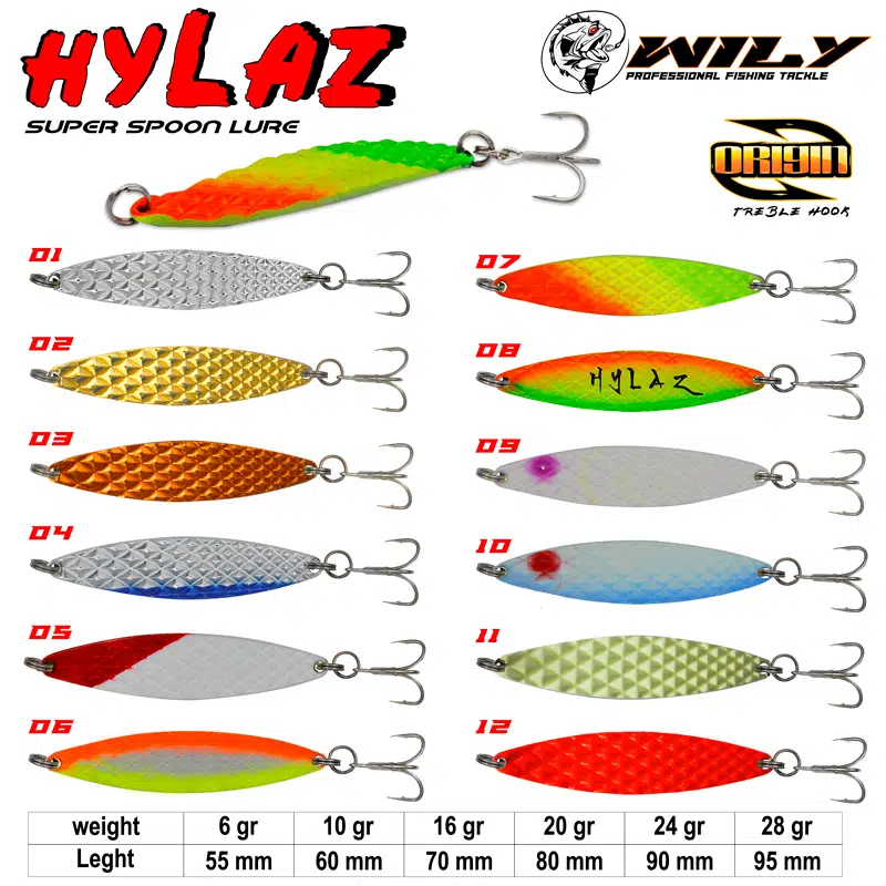 Wily Hylaz Kaşık 24 gr 90 mm - Hologramlı