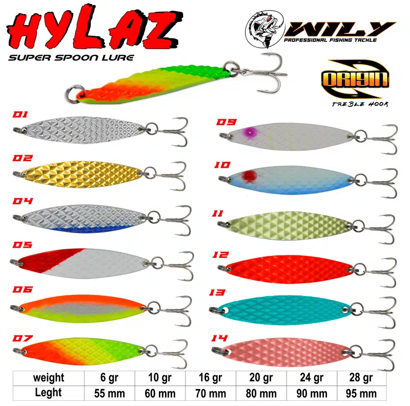 Wily Hylaz Kaşık 6 gr 55 mm - Hologramlı