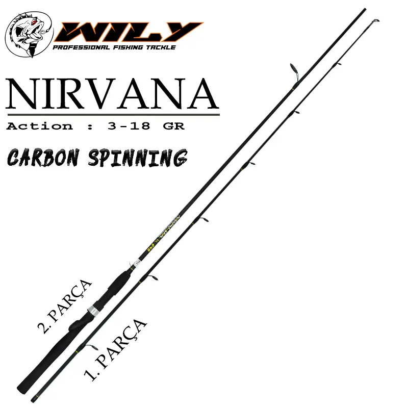 Wily Nirvana UL Spin Kamış 225 cm (Yedek Parça)